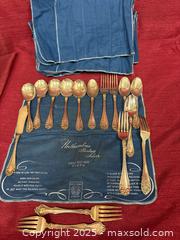 MaxSold Auction: Mixed Sterling Flatware, Floral Handle Pattern — 16 Pieces - Renfrew (Ontario, Canada) SELLER MANAGED Downsizing Online Auction - Plaunt Street South