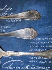 MaxSold Auction: Mixed Sterling Flatware, Floral Handle Pattern — 16 Pieces - Renfrew (Ontario, Canada) SELLER MANAGED Downsizing Online Auction - Plaunt Street South
