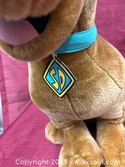 MaxSold Auction: Scooby-Doo Plush Stuffed Animal, 16–24 in, Brown with Teal Collar - Renfrew (Ontario, Canada) SELLER MANAGED Downsizing Online Auction - Plaunt Street South