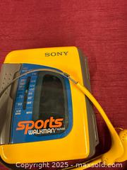 MaxSold Auction: Sony Portable Cassette Player Walkman-Style Radio WM-5xx Gray - Renfrew (Ontario, Canada) SELLER MANAGED Downsizing Online Auction - Plaunt Street South