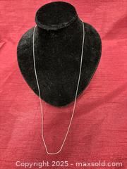 MaxSold Auction: Sterling Silver (925) Snake Chain Necklace - 30&#34; - Renfrew (Ontario, Canada) SELLER MANAGED Downsizing Online Auction - Plaunt Street South