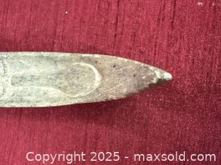 MaxSold Auction: Stone (possible granite) with central shallow groove - Renfrew (Ontario, Canada) SELLER MANAGED Downsizing Online Auction - Plaunt Street South