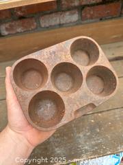 MaxSold Auction: Uncommon Wagner wear 1335 miniature cast-iron muffin pan - Concord (California, USA) SELLER MANAGED Estate Sale Online Auction - Landana Drive