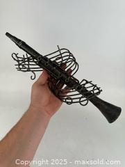 MaxSold Auction: Vintage metal clarinet wall hanging art - Concord (California, USA) SELLER MANAGED Estate Sale Online Auction - Landana Drive