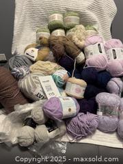 MaxSold Auction: Lot of yarn Mohair, cotton and wool  - Saanich (British Columbia, Canada) SELLER MANAGED Downsizing Online Auction - Prospect Lake Road