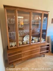 MaxSold Auction: Rare Mid Century Modern Young Manufacturing Walnut Credenza and Hutch - Thousand Oaks (California, USA) PARTNER MANAGED Estate Sale Online Auction - Ensenada