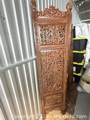 MaxSold Auction: Carved Solid Hardwood Decorative Room Panel, Hand?Carved Floral - Toronto (Ontario, Canada) SELLER MANAGED Estate Sale Online Auction - Esander Drive (STORAGE)