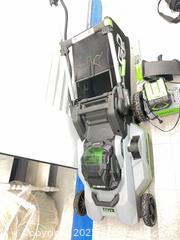 MaxSold Auction: EGO Cordless Lawn Mower — Battery &#38; Charger Included - Toronto (Ontario, Canada) SELLER MANAGED Estate Sale Online Auction - Esander Drive (STORAGE)