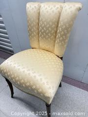 MaxSold Auction: Hepplegold Empire-Style Upholstered Side Chair, Cream/Gold - Toronto (Ontario, Canada) SELLER MANAGED Estate Sale Online Auction - Esander Drive (STORAGE)