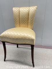 MaxSold Auction: Hepplegold Empire-Style Upholstered Side Chair, Cream/Gold - Toronto (Ontario, Canada) SELLER MANAGED Estate Sale Online Auction - Esander Drive (STORAGE)