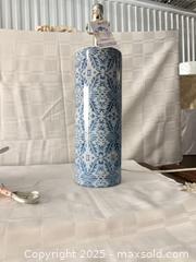 MaxSold Auction: Pair of White &#38; Blue Ceramic Table Lamps - Toronto (Ontario, Canada) SELLER MANAGED Estate Sale Online Auction - Esander Drive (STORAGE)