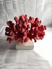 MaxSold Auction: Pinkish-Red Decorative Coral Sculpture, 8–10 in - Toronto (Ontario, Canada) SELLER MANAGED Estate Sale Online Auction - Esander Drive (STORAGE)