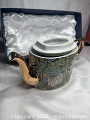 MaxSold Auction: set of Ace Gift Collection Dual-Spout Ceramic Teapot, William Morris Floral - Toronto (Ontario, Canada) SELLER MANAGED Estate Sale Online Auction - Esander Drive (STORAGE)