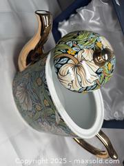 MaxSold Auction: set of Ace Gift Collection Dual-Spout Ceramic Teapot, William Morris Floral - Toronto (Ontario, Canada) SELLER MANAGED Estate Sale Online Auction - Esander Drive (STORAGE)