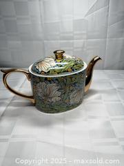 MaxSold Auction: William Morris Pumpernel Teapot with Lid, Ceramic/Porcelain, Floral - Toronto (Ontario, Canada) SELLER MANAGED Estate Sale Online Auction - Esander Drive (STORAGE)