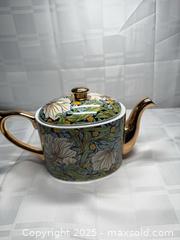 MaxSold Auction: William Morris Pumpernel Teapot with Lid, Ceramic/Porcelain, Floral - Toronto (Ontario, Canada) SELLER MANAGED Estate Sale Online Auction - Esander Drive (STORAGE)