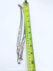 MaxSold Auction: 925 Silver Chain w Pearls  - Esquimalt (British Columbia, Canada) SELLER MANAGED Estate Sale Online Auction -  Lampson Street