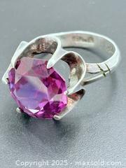 MaxSold Auction: Amethyst 925 Sterling Silver Ring Size 7 - Esquimalt (British Columbia, Canada) SELLER MANAGED Estate Sale Online Auction -  Lampson Street