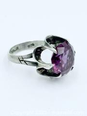 MaxSold Auction: Amethyst 925 Sterling Silver Ring Size 7 - Esquimalt (British Columbia, Canada) SELLER MANAGED Estate Sale Online Auction -  Lampson Street