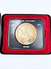 MaxSold Auction: British Columbia Silver Dollar1971 Coin  - Esquimalt (British Columbia, Canada) SELLER MANAGED Estate Sale Online Auction -  Lampson Street