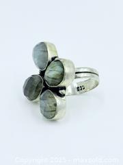MaxSold Auction: Labradorite Sterling Silver Size 6 Ring  - Esquimalt (British Columbia, Canada) SELLER MANAGED Estate Sale Online Auction -  Lampson Street