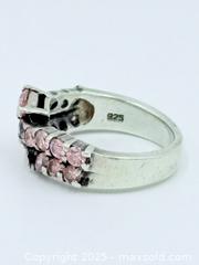 MaxSold Auction: Pink Stone 925 Sterling Silver Size 7 Ring  - Esquimalt (British Columbia, Canada) SELLER MANAGED Estate Sale Online Auction -  Lampson Street