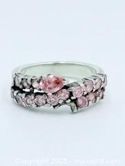 MaxSold Auction: Pink Stone 925 Sterling Silver Size 7 Ring  - Esquimalt (British Columbia, Canada) SELLER MANAGED Estate Sale Online Auction -  Lampson Street