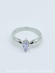 MaxSold Auction: Tanzanite 925 Sterling Silver Size 8 Ring  - Esquimalt (British Columbia, Canada) SELLER MANAGED Estate Sale Online Auction -  Lampson Street