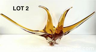 MaxSold Auction: Chalet Art Glass Stretch Centerpiece - Scarborough (Ontario, Canada) SELLER MANAGED Downsizing Online Auction - Kingston Road (STORAGE)