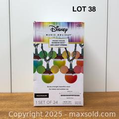 MaxSold Auction: Disney Mickey Mouse Christmas String Lights - Scarborough (Ontario, Canada) SELLER MANAGED Downsizing Online Auction - Kingston Road (STORAGE)