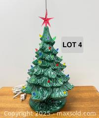 MaxSold Auction: Vintage Ceramic Christmas Tree  - Scarborough (Ontario, Canada) SELLER MANAGED Downsizing Online Auction - Kingston Road (STORAGE)