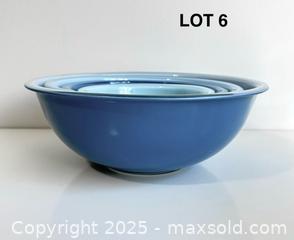 MaxSold Auction: Vintage Pyrex 'Moody Blues' Nesting Bowl Set - Scarborough (Ontario, Canada) SELLER MANAGED Downsizing Online Auction - Kingston Road (STORAGE)