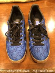 MaxSold Auction: Gucci x Adidas Gazelle "Blue GG Monogram" Men's Sneakers - Mississauga (Ontario, Canada) SELLER MANAGED Estate Sale Online Auction - Greenbower Court