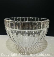 MaxSold Auction: 1980&#39;s Signed TIFFANY &#38; CO Crystal Bowl with Original Label (Roman Numeral Pattern) - Richmond Hill (Ontario, Canada) SELLER MANAGED Reseller Online Auction - Highway 7 E (shoppes Of The Parkway)