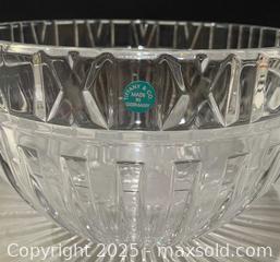 MaxSold Auction: 1980&#39;s Signed TIFFANY &#38; CO Crystal Bowl with Original Label (Roman Numeral Pattern) - Richmond Hill (Ontario, Canada) SELLER MANAGED Reseller Online Auction - Highway 7 E (shoppes Of The Parkway)