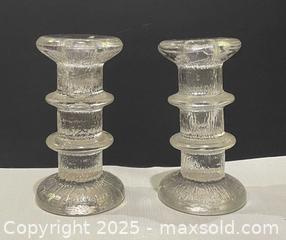 MaxSold Auction: (2) MCM IITTALA Festivo Candle Holders - Richmond Hill (Ontario, Canada) SELLER MANAGED Reseller Online Auction - Highway 7 East (Shoppes Of The Parkway)