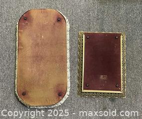 MaxSold Auction: (2) Vintage Mirrored Vanity Trays   - Richmond Hill (Ontario, Canada) SELLER MANAGED Reseller Online Auction - Highway 7 East (Shoppes Of The Parkway)
