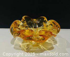 MaxSold Auction: MCM Italian MURANO Hand Blown Art Glass Bowl  - Richmond Hill (Ontario, Canada) SELLER MANAGED Reseller Online Auction - Highway 7 East (Shoppes Of The Parkway)