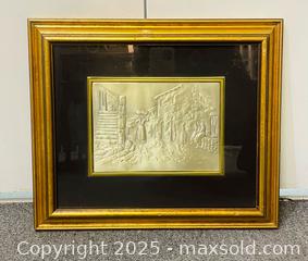 MaxSold Auction: Vintage Framed STERLING SILVER Relief Sculpture - Marked  - Richmond Hill (Ontario, Canada) SELLER MANAGED Reseller Online Auction - Highway 7 East (Shoppes Of The Parkway)