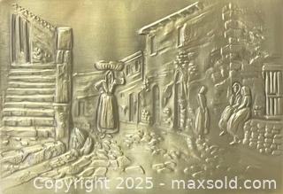 MaxSold Auction: Vintage Framed STERLING SILVER Relief Sculpture - Marked  - Richmond Hill (Ontario, Canada) SELLER MANAGED Reseller Online Auction - Highway 7 East (Shoppes Of The Parkway)