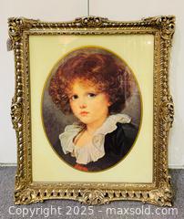 MaxSold Auction: Vintage "Little Boy in a Red Vest" Print By Greuze, Jean-Baptiste - Richmond Hill (Ontario, Canada) SELLER MANAGED Reseller Online Auction - Highway 7 East (Shoppes Of The Parkway)