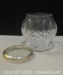 MaxSold Auction: Vintage Signed ROYAL DOULTON Crystal Posy Roses Bowl / Vase With Original Frog - Richmond Hill (Ontario, Canada) SELLER MANAGED Reseller Online Auction - Highway 7 E (shoppes Of The Parkway)