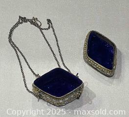 MaxSold Auction: Vintage Van Cleef & Arpels Love Pat Powder Compact with Box, Vintage Cloisonné Enamel Pill Box & More - Richmond Hill (Ontario, Canada) SELLER MANAGED Reseller Online Auction - Highway 7 East (Shoppes Of The Parkway)