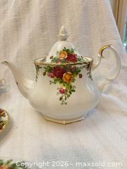 MaxSold Auction: Royal Albert Old Country Roses Bone China Set — 10+ Pieces - Renton (Washington, USA) PARTNER MANAGED Downsizing Online Auction - South East 182nd Street