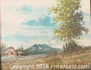 MaxSold Auction: Set of 2 Paintings - Filipino Artist Cesar Buenaventura - Renton (Washington, USA) PARTNER MANAGED Downsizing Online Auction - South East 182nd Street