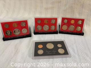 MaxSold Auction: United States Proof Sets — 1980, 1981, 1982, 1983, U.S. Mint Packaged - Renton (Washington, USA) PARTNER MANAGED Downsizing Online Auction - South East 182nd Street