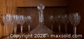 MaxSold Auction: Waterford Crystal Wine Carafe and Glasses - Renton (Washington, USA) PARTNER MANAGED Downsizing Online Auction - South East 182nd Street