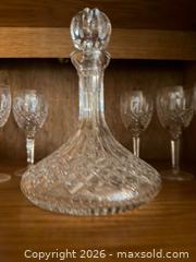 MaxSold Auction: Waterford Crystal Wine Carafe and Glasses - Renton (Washington, USA) PARTNER MANAGED Downsizing Online Auction - South East 182nd Street