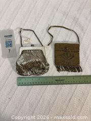 MaxSold Auction: Whiting & Davis 1920s Beaded Evening Bag with Fringe, Antique Gold - Renton (Washington, USA) PARTNER MANAGED Downsizing Online Auction - South East 182nd Street