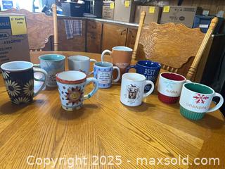 MaxSold Auction: Assorted Ceramic Coffee Mugs Lot, 10 Pieces, Mixed Designs - Trent Hills (Ontario, Canada)  PARTNER MANAGED Estate Sale Online Auction -  Trent River Road